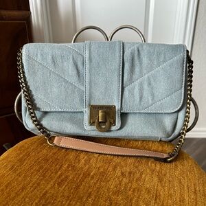 NWOT True Religion Denim Clutch/mini-bag